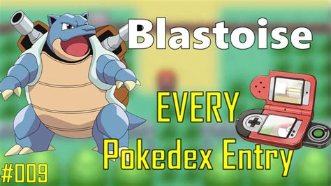 blastoise pokedex entry.